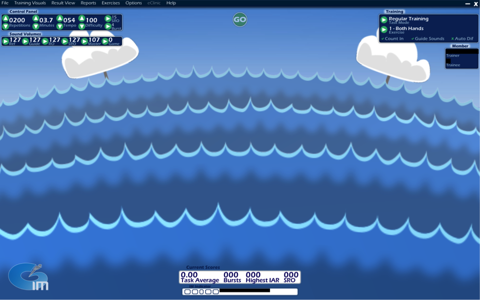 game screen