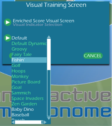 visual default